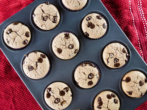 istock TastyVanilla and chocolate chips muffins 1128810328