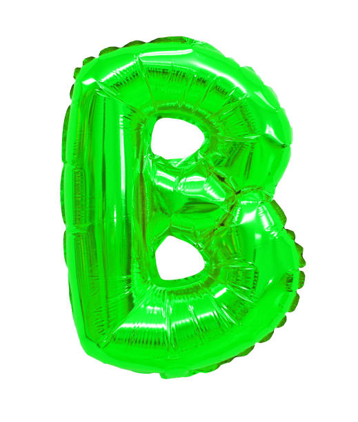 istock letter b from a balloon green 1128813287