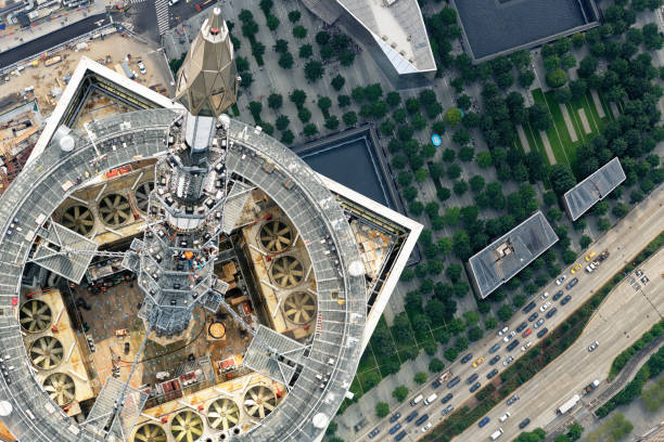 istock Freedom Tower viewed from directly above 1128813344