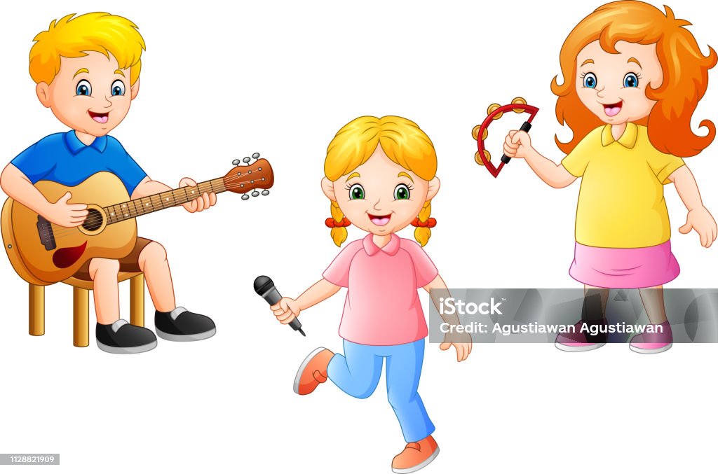 Ilustración de Niño De Dibujos Animados Tocando Música Juntos y más Vectores Libres de Derechos de Alegre - Alegre, Belleza, Cantar - iStock Ilustración de Niño De Dibujos Animados Tocando Música Juntos y más Vectores Libres de Derechos de Alegre - Alegre, Belleza, Cantar - iStock