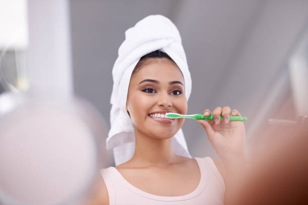 istock Do it twice a day for good oral health 1128839244