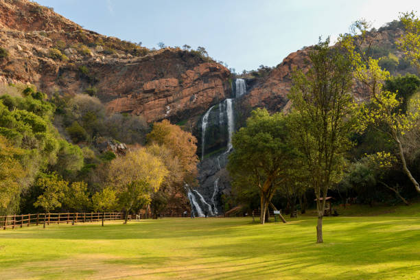 Waterfall in Walter Sisulu National Botanical Garden in Roodepoort near Johannesburg.