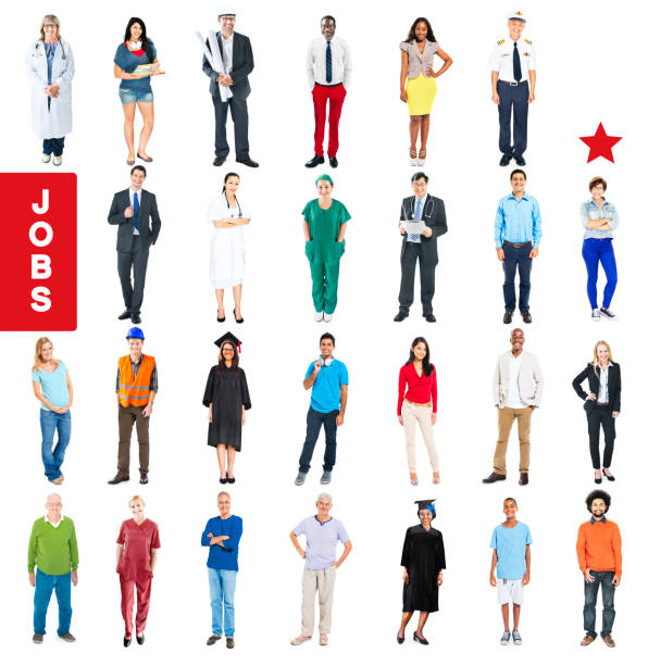 istock Group of Multiethnic Diverse Mixed Occupation People 1128845817