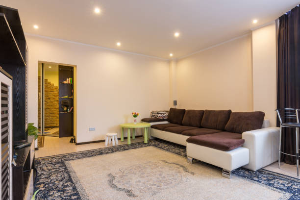 istock Living room interior with large sofa 1128847706