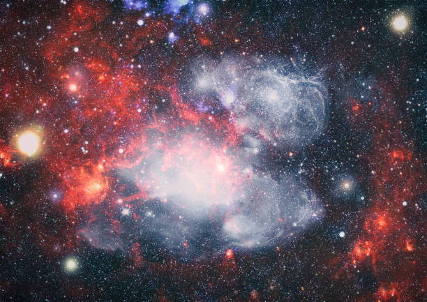 istock Chaotic space background. planets, stars and galaxies in outer space showing the beauty of space exploration. Elements furnished by NASA - Image 1128853366