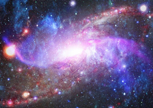 istock Nebula night starry sky in rainbow colors. Multicolor outer space. deep space many light years far from planet Earth. Elements of this image furnished by NASA. - Image 1128856685