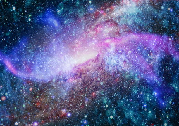 istock Nebula night starry sky in rainbow colors. Multicolor outer space. deep space many light years far from planet Earth. Elements of this image furnished by NASA. - Image 1128856916