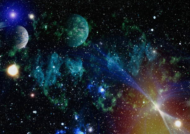 istock Nebula night starry sky in rainbow colors. Multicolor outer space. deep space many light years far from planet Earth. Elements of this image furnished by NASA. - Image 1128857946