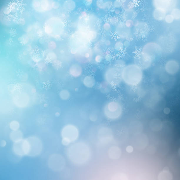 istock Christmas abstract template. Light background with snowflakes and stars. EPS 10 1128857967
