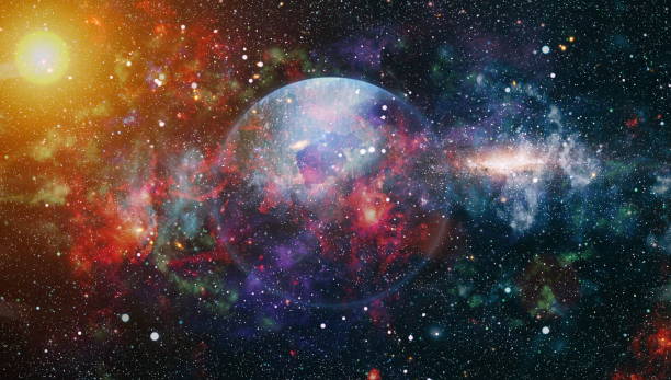 istock Galaxy creative background. Starfield stardust and nebula space. background with nebula, stardust and bright shining stars. Elements of this image furnished by NASA. - Image 1128858537