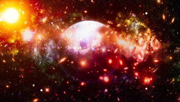 istock Galaxy creative background. Starfield stardust and nebula space. background with nebula, stardust and bright shining stars. Elements of this image furnished by NASA. - Image 1128858563