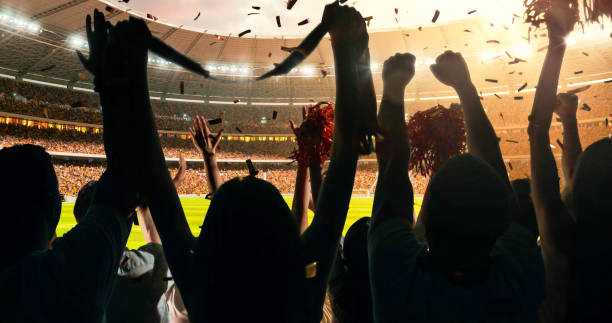 istock Fans cheering for sports team 1128858975