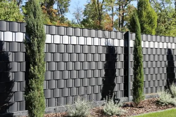Modern high-quality privacy fence