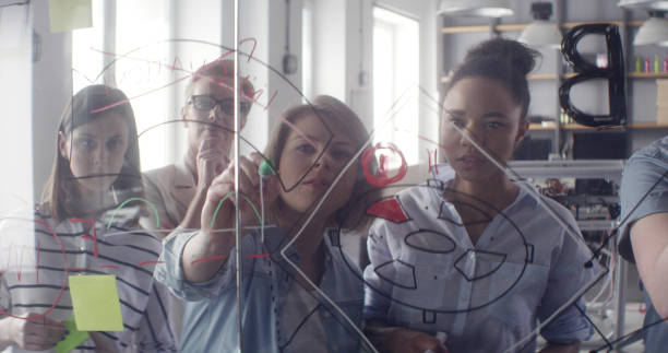 istock Working together gives better results. Startup company team 1128867704