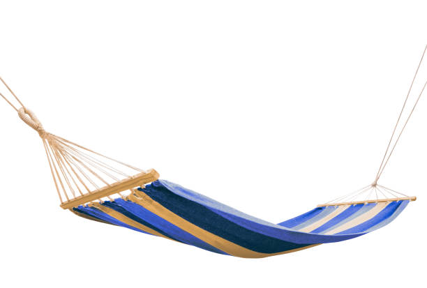 a hammock isolated on white background stock photo