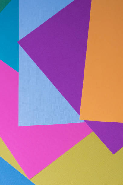 istock Pastel creative colors paper background, view from above. 1128870457