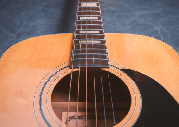 istock guitar on marble music concept 1128871130