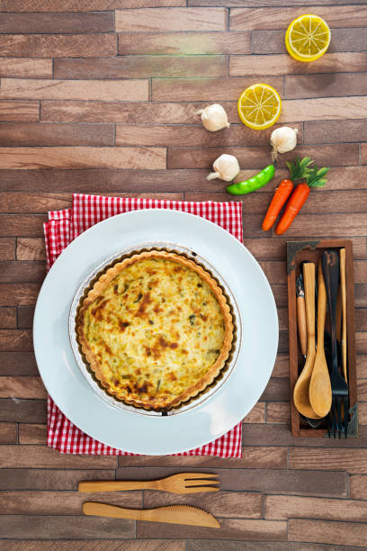 istock Quiche Lorraine with smoked bacon 1128872336