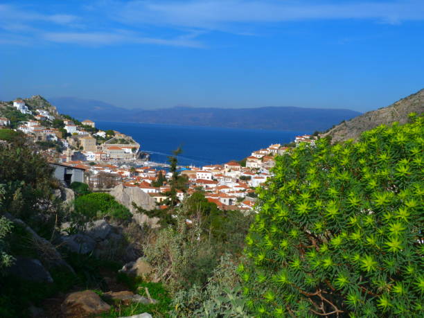 istock Main village, island of Hydra, Greece 1128880175