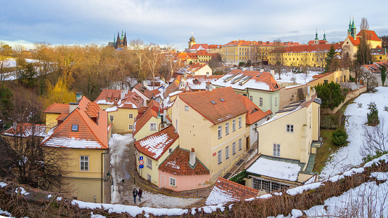 View of Novy Svet Street of Hradcany district -Prague, Czech Republic