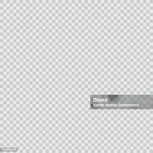 Checker Chess Board Square Grid Line Gray And White Vector Illustrations Transparent Grid Style Background Stock Illustration - Download Image Now