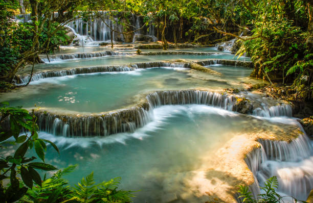 istock Kuang Si Waterfall,L aos. 1128890927