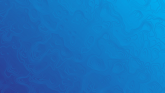 Blue Abstract Vector Background. Subtle Wavy Lines Technology Wallpaper