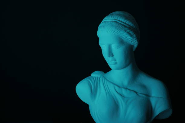 istock Greek women's statue replica 1128894745