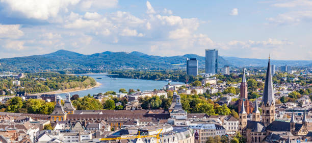 aerial of Bonn, the former capital of Germany aerial of Bonn, the former capital of Germany bonn photos stock pictures, royalty-free photos & images