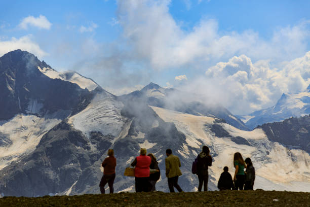 istock Elbrus Mountain Region in Caucasus Mountain Range in Russia 1128904523