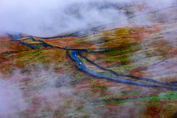 Misty view in the Lake District, Cumbria, UK