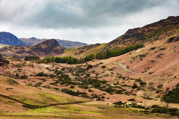 istock Hardknott Pass in the British Lake District 1128905549