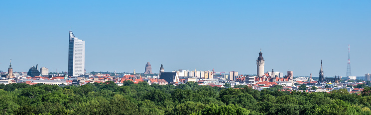 Skyline of Leipzig