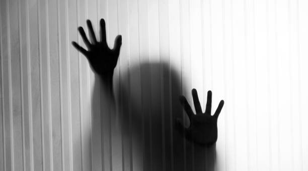 220+ Fear Silhouette Screaming Glass Stock Photos, Pictures & Royalty ...