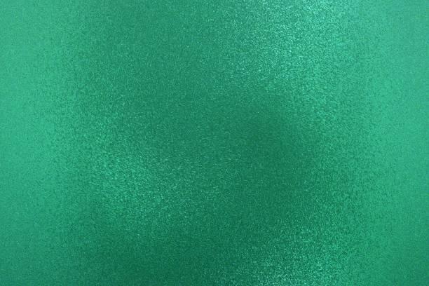 istock Texture of green brushed metallic plate, abstract background 1128925044