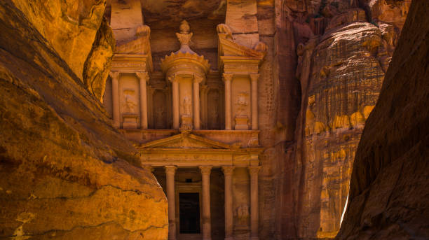 istock Petra beautiful destination in Jordan 1128927989