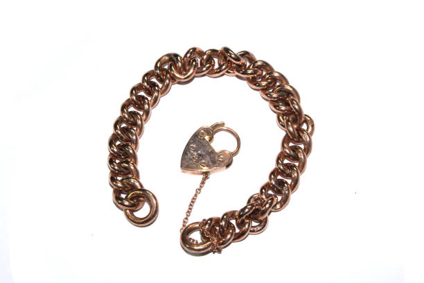 istock Antique Vintage Jewellery on White Background 1128928264