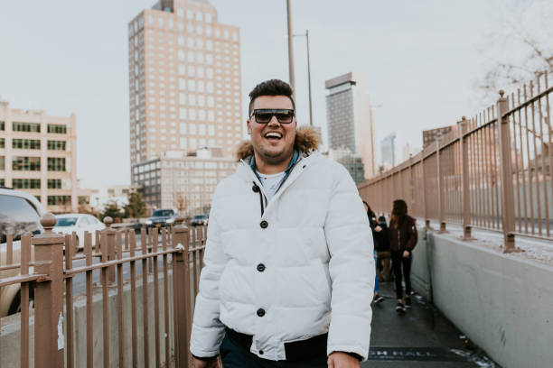 istock Gay man on vacation in New York 1128950619