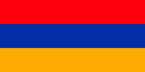 illustrations, cliparts, dessins animés et icônes de drapeau de l’arménie de vecteur. yerevan - armenian flag