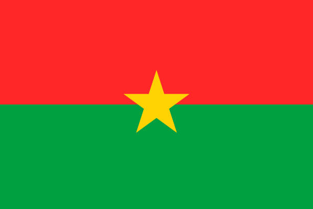 ilustrações, clipart, desenhos animados e ícones de vector bandeira de burkina faso. ouagadougou - french currency illustrations