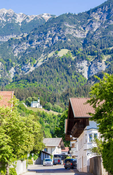istock Thaur (Austria). Architecture Thaur. View of the Tyrolean Alps 1128955910