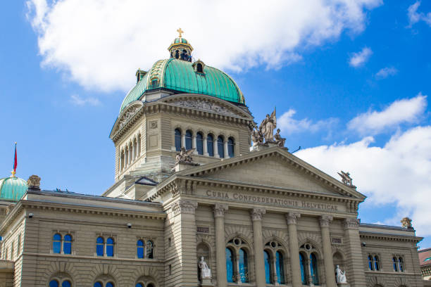 istock Federal Palace in Bern. Bundenhouse 1128959499