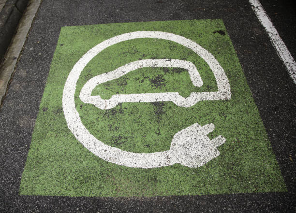 istock Electric car symbol 1128962669