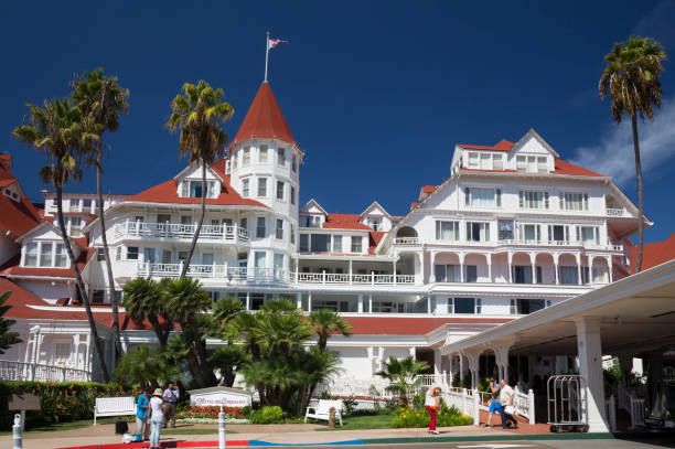 호텔 델 코로나도, 샌디에고, 캘리포니아, 미국 - hotel del coronado 뉴스 사진 이미지