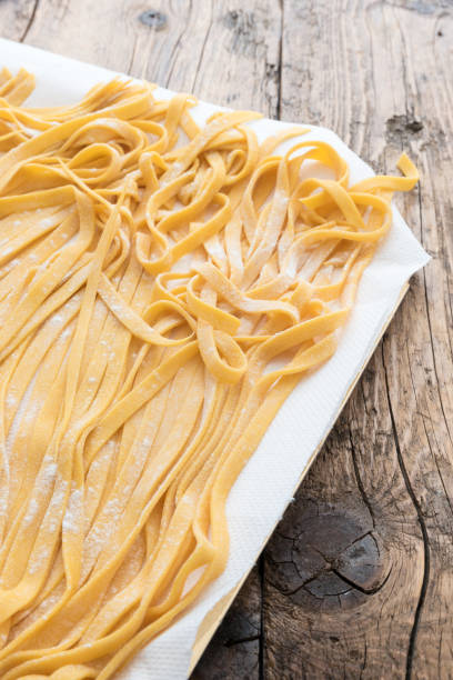 istock Bologna original Homemade tagliatelle pasta 1128968378