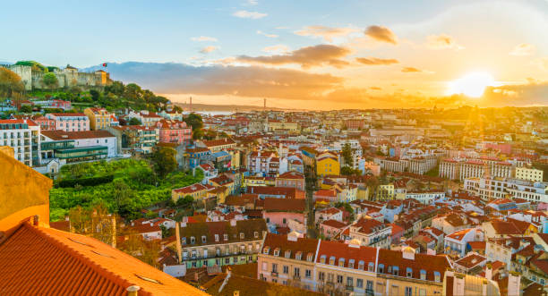 istock Lisbon at sunset,  Portugal 1128977387