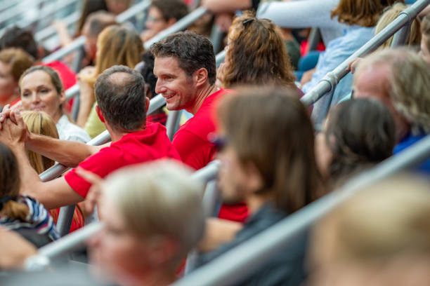 istock Crowds on a football stadium 1128980888