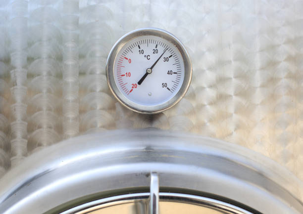 istock Metal termometer equipment in industry 1128985706
