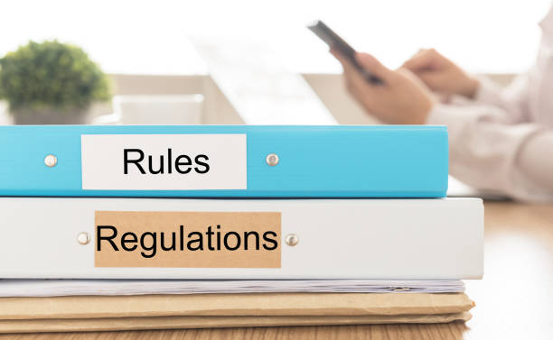 rules and regulations stock photo