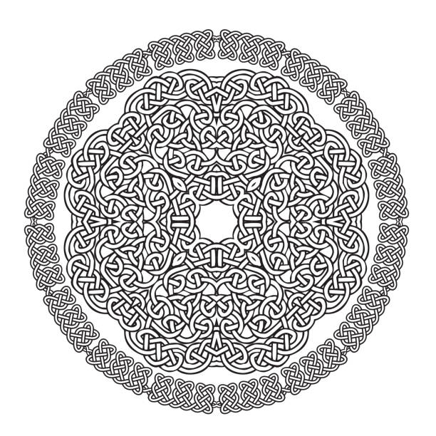 Celtic Knot Mandala vector art illustration